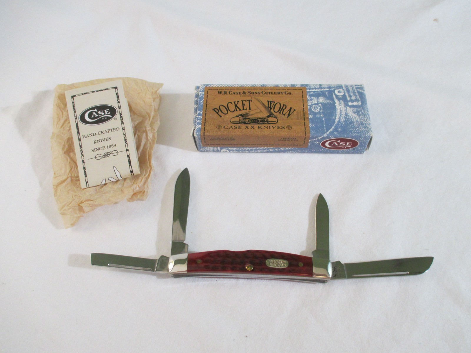 Case XX 1999 Pocket Worn Old Red Congress 64052 SSM, Item 00789