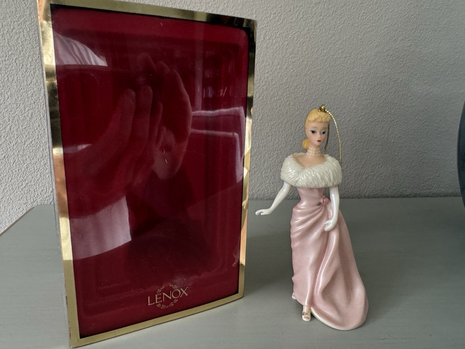 HALLMARK 2003 LENOX BARBIE PORCELAIN ORNAMENT