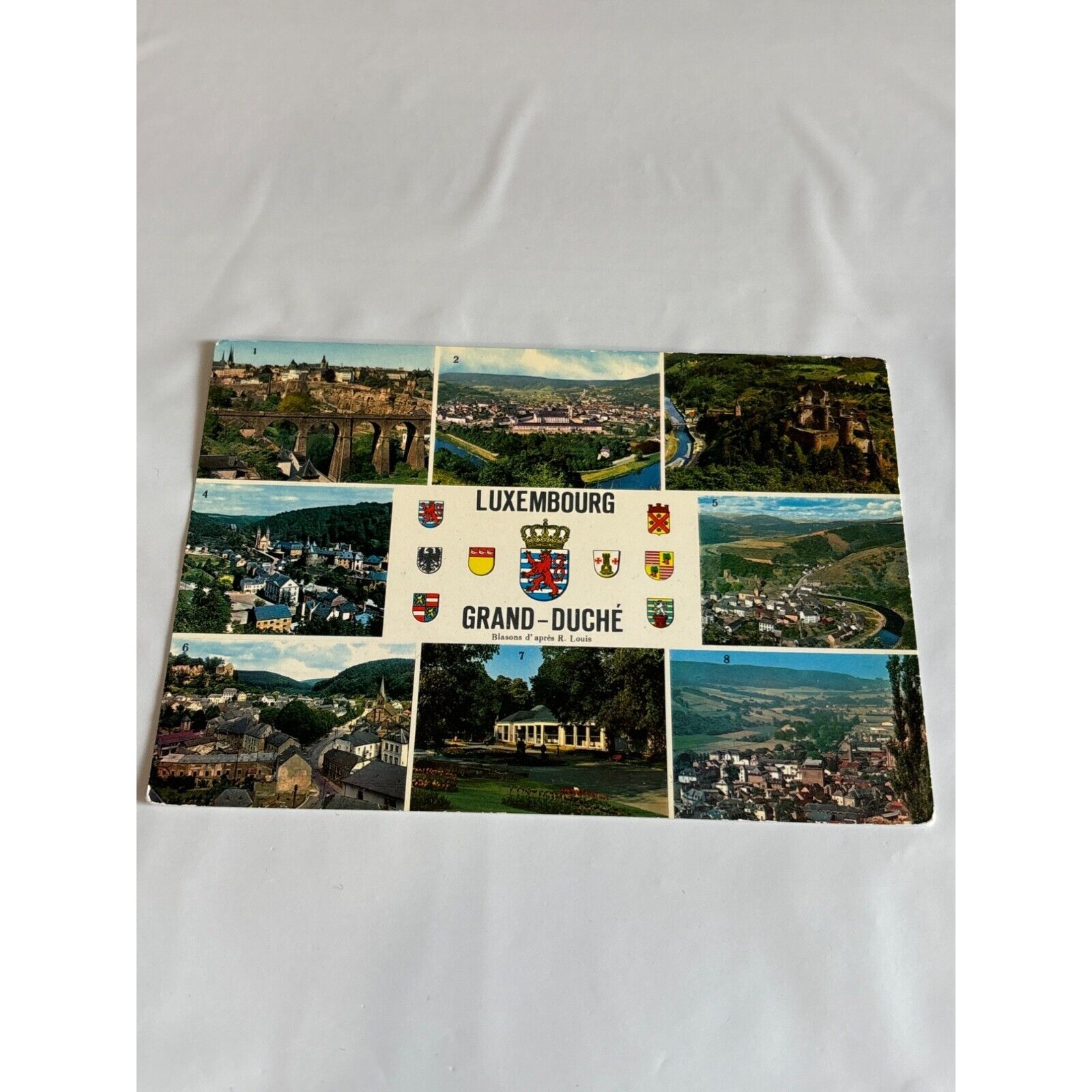 Vintage Luxembourg Grand-Duché Postcard