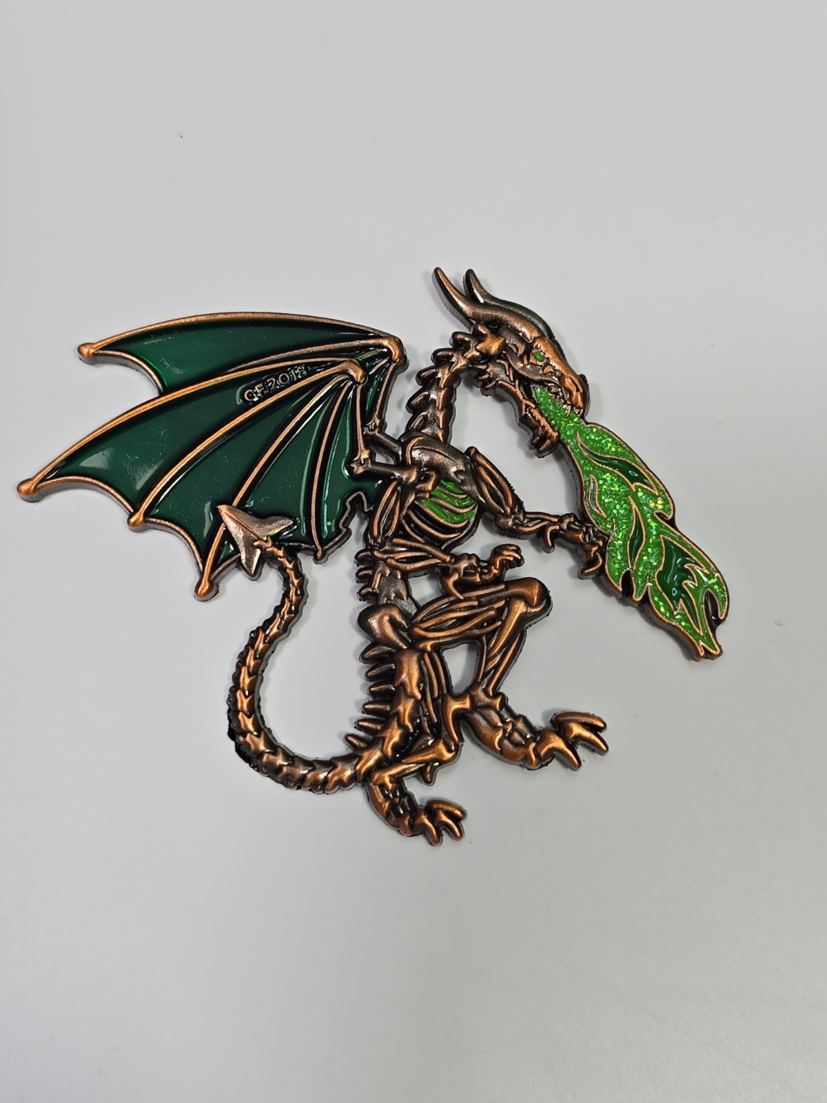 Destination Imagination GF 2018 Lapel Pin Global Finals Green Dragon