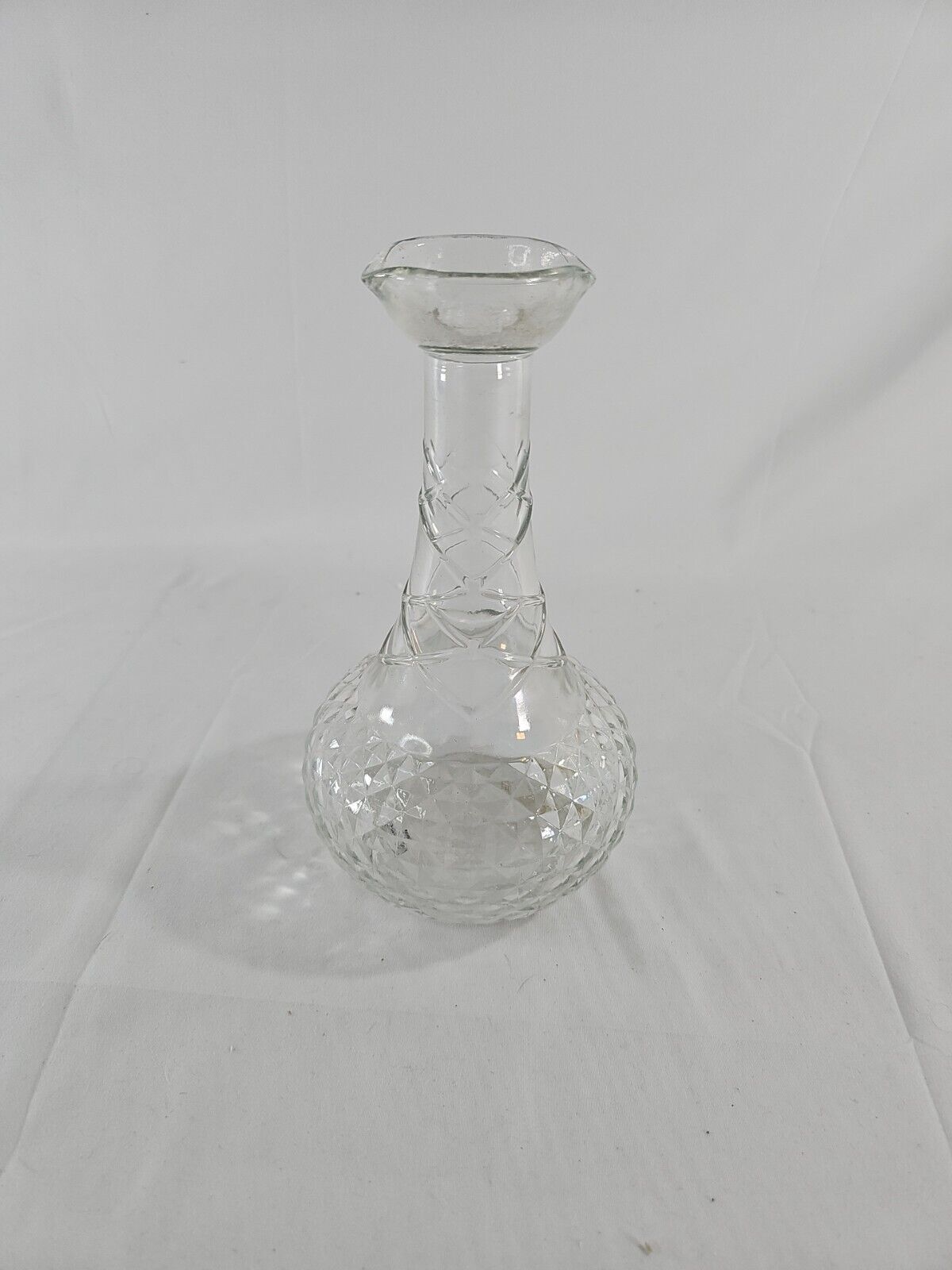 Vintage Smirnoff Vodka Glass Genie Decanter Bottle - EMPTY BOTTLE