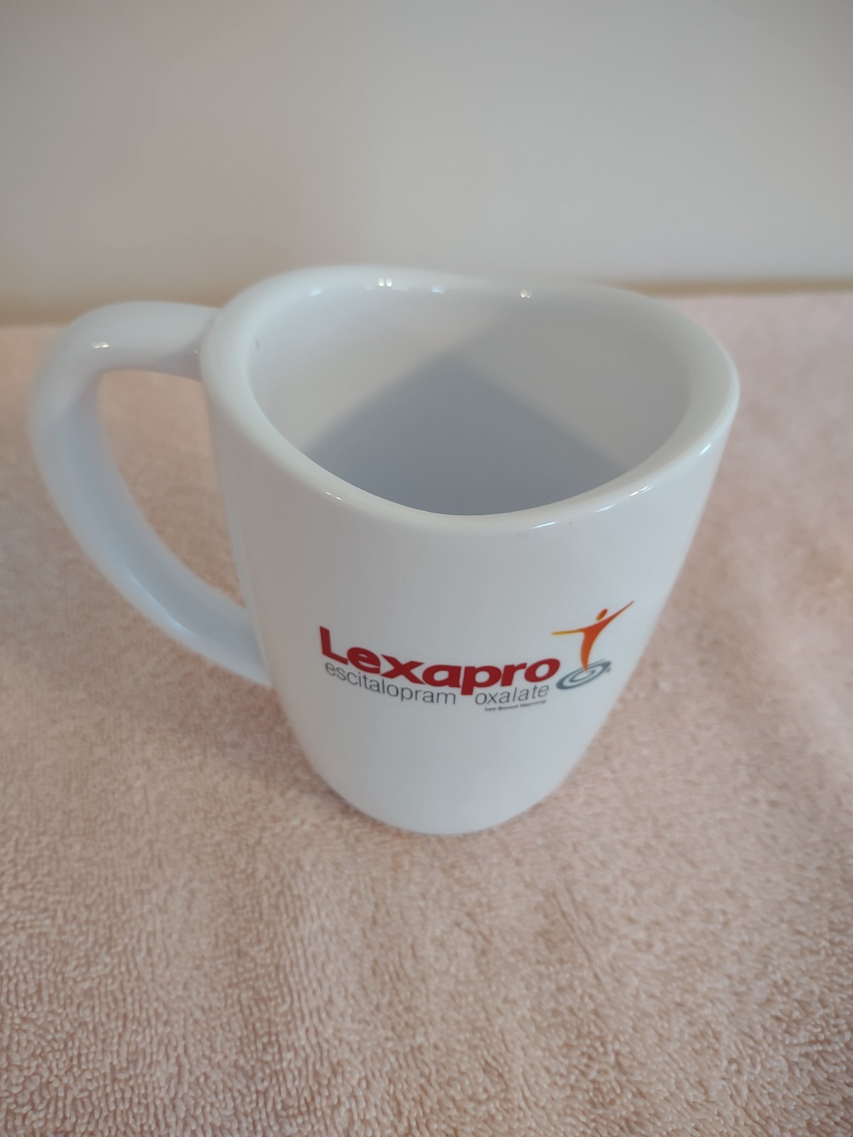 LEXAPRO Drug Pharmaceutical RX RARE Cup Mug Medical Advertisement Prom