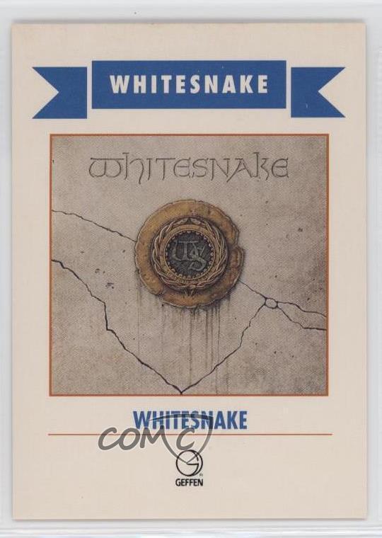 1990 Geffen Records Promo Cards Whitesnake s/t f9a