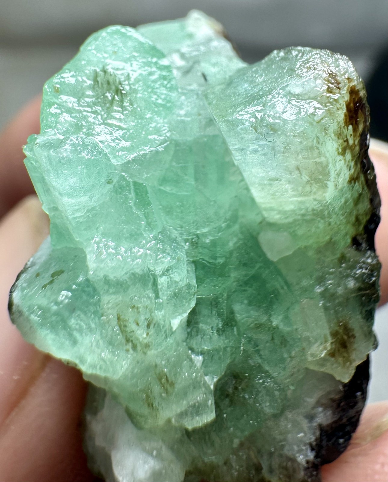 90 CT, Beryl Var High Quality Natural Emerald Crystal On Matrix ,PK