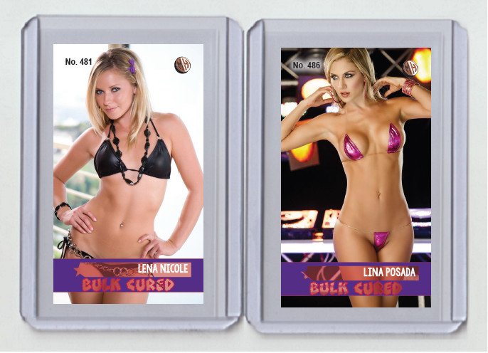 Lena Nicole rare MH Bulk Cured #\'d x/3 Tobacco card no. 481