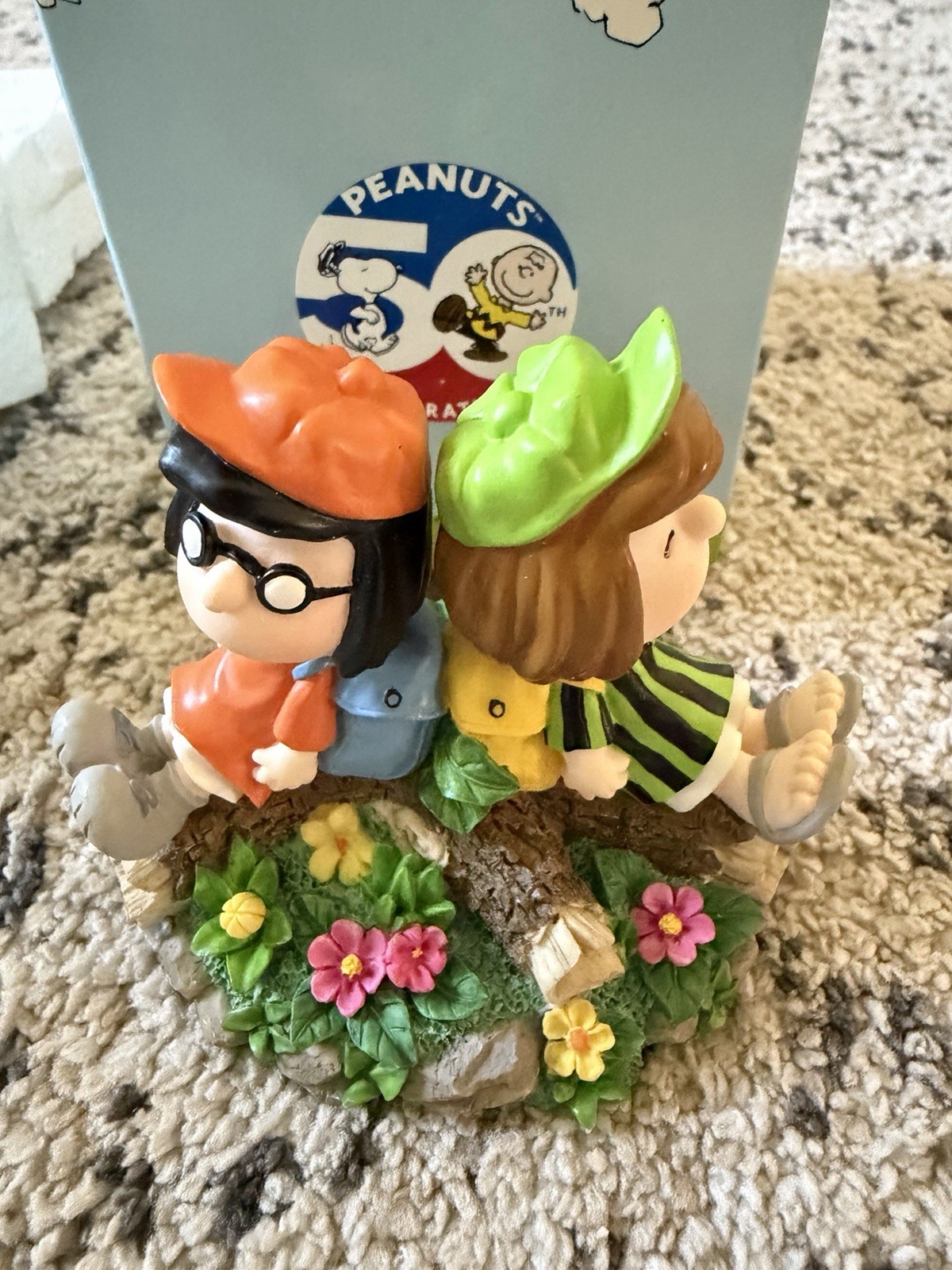 Westland Peanuts Marcy &Peppermint Patty collectible figurine (Item #8212) RARE