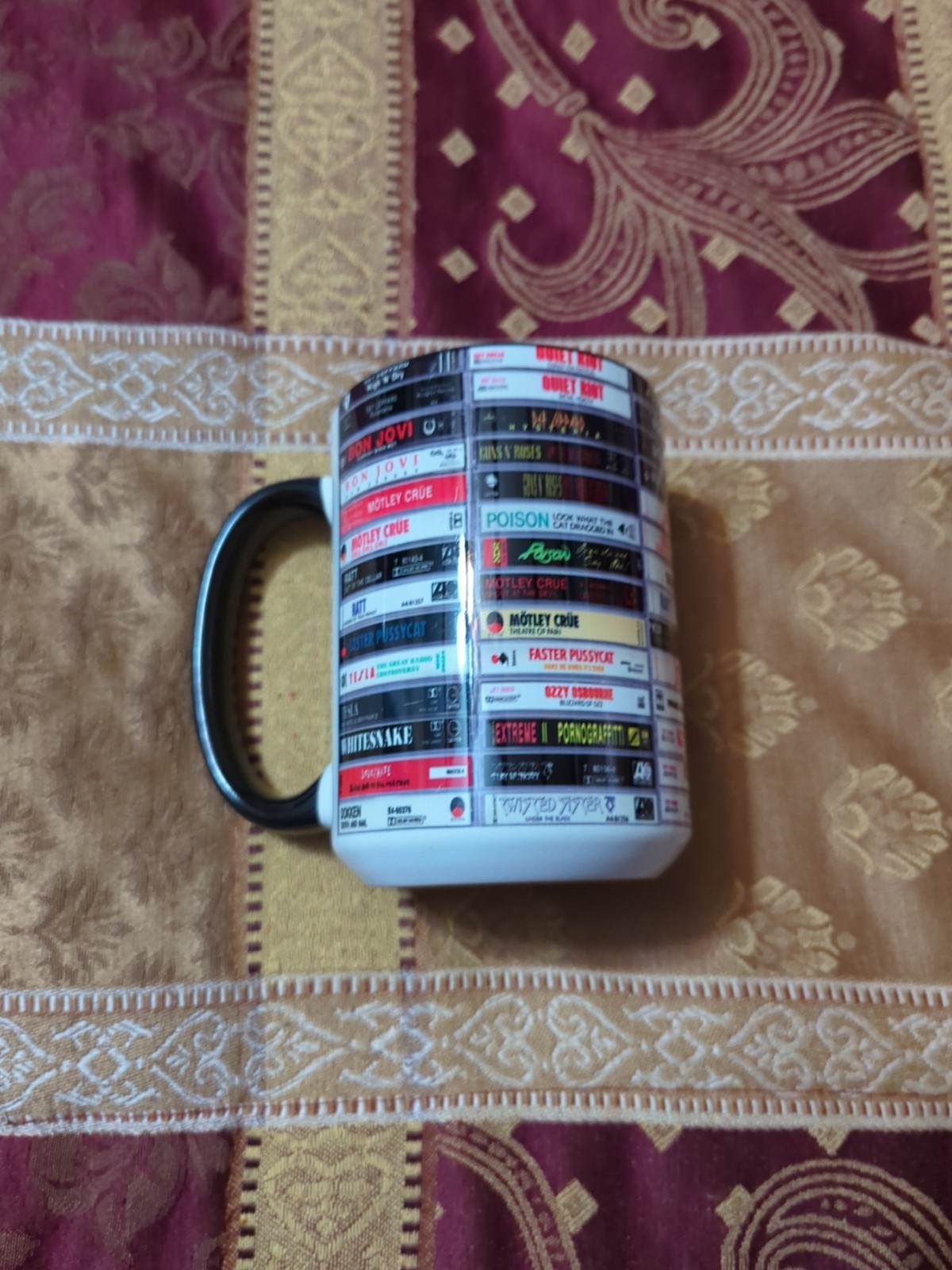 15oz Cool multiple different bands ceramic mug large cassette tapes 15oz Cool multiple different bands ceramic mug large cassette tapes