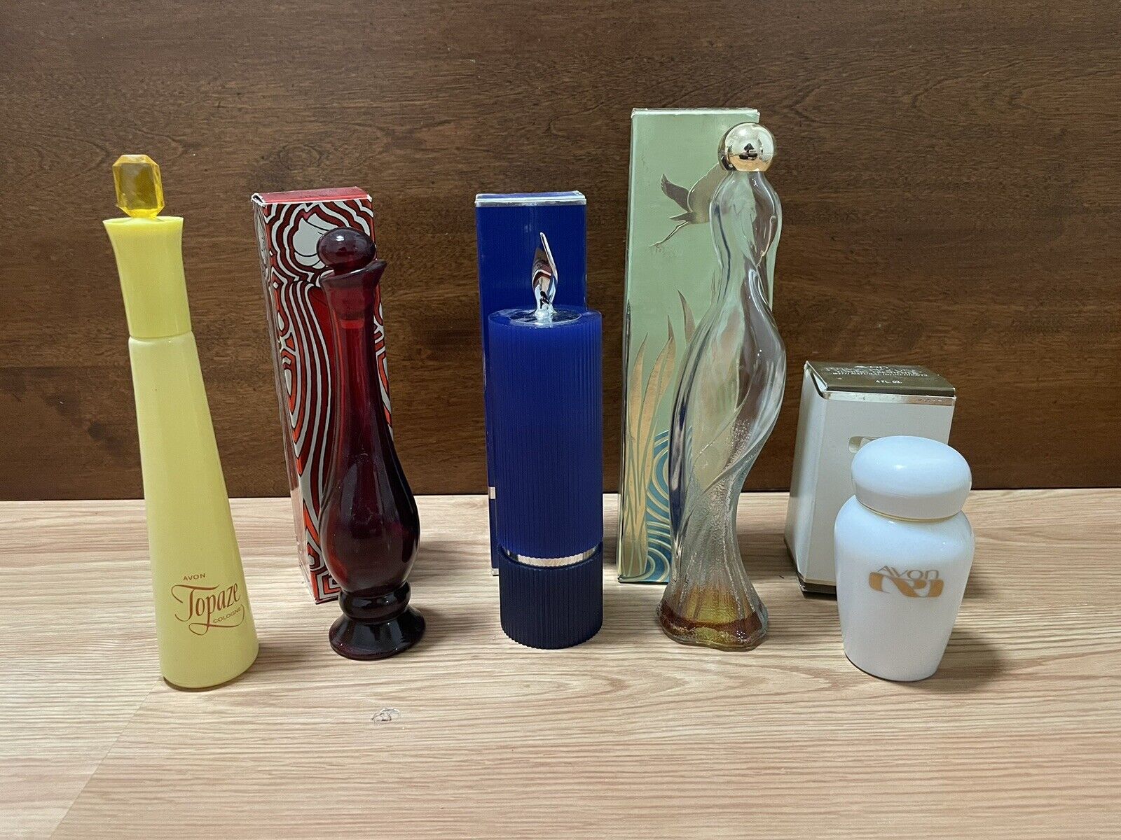 Vintage avon decanters mid century modern lot