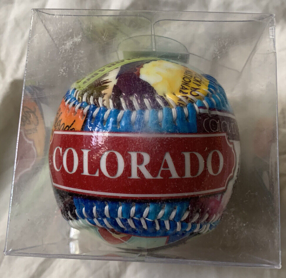 Colorado Souvenir Baseball Stitched Hunting Fishing Wildlife Mountains NEW State