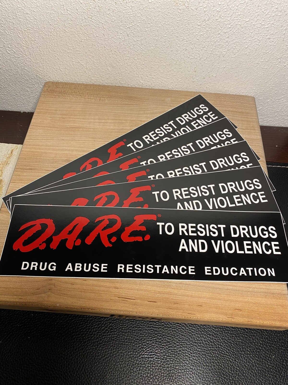 Vintage DARE Bumper Sticker Vintage DARE Bumper Sticker