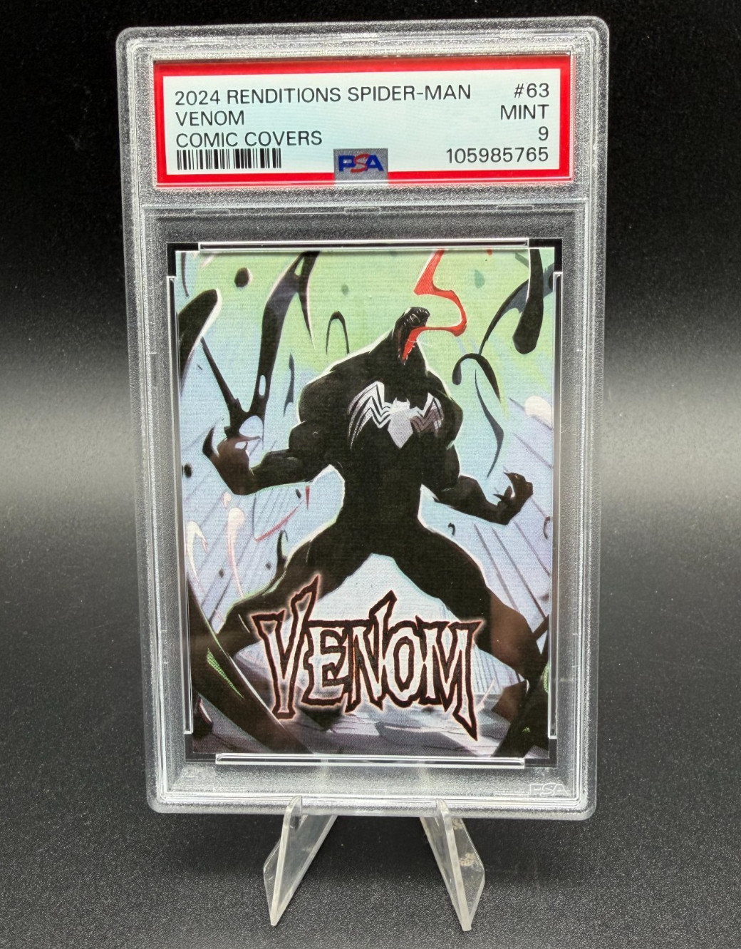 Venom 2024 Marvel Renditions Spider-Man 63 Comic Covers PSA 9 Upper Deck Mint