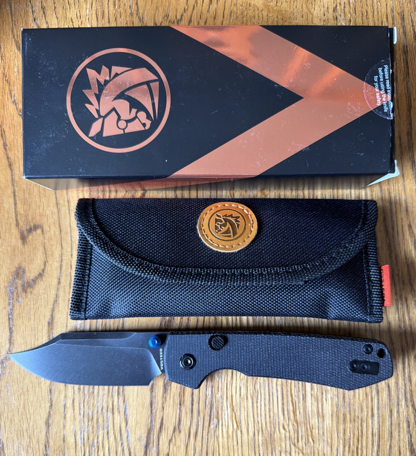 Vosteed Raccoon 2.0 A2910 Pocketknife 14C28N Black Micarta Brand New Vosteed Raccoon 2.0 A2910 Pocketknife 14C28N Black Micarta Brand New