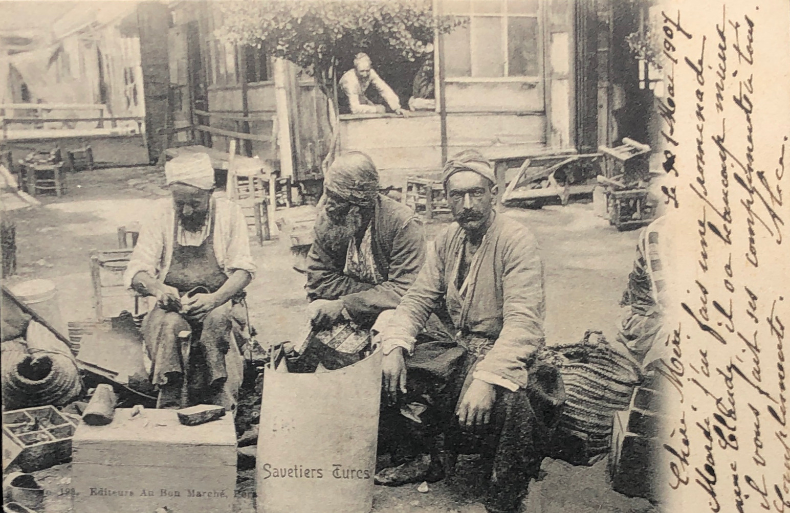 Constantinople Savetiers Turcs, Shoemakers Editeurs au Bon Marche, Pera No 193