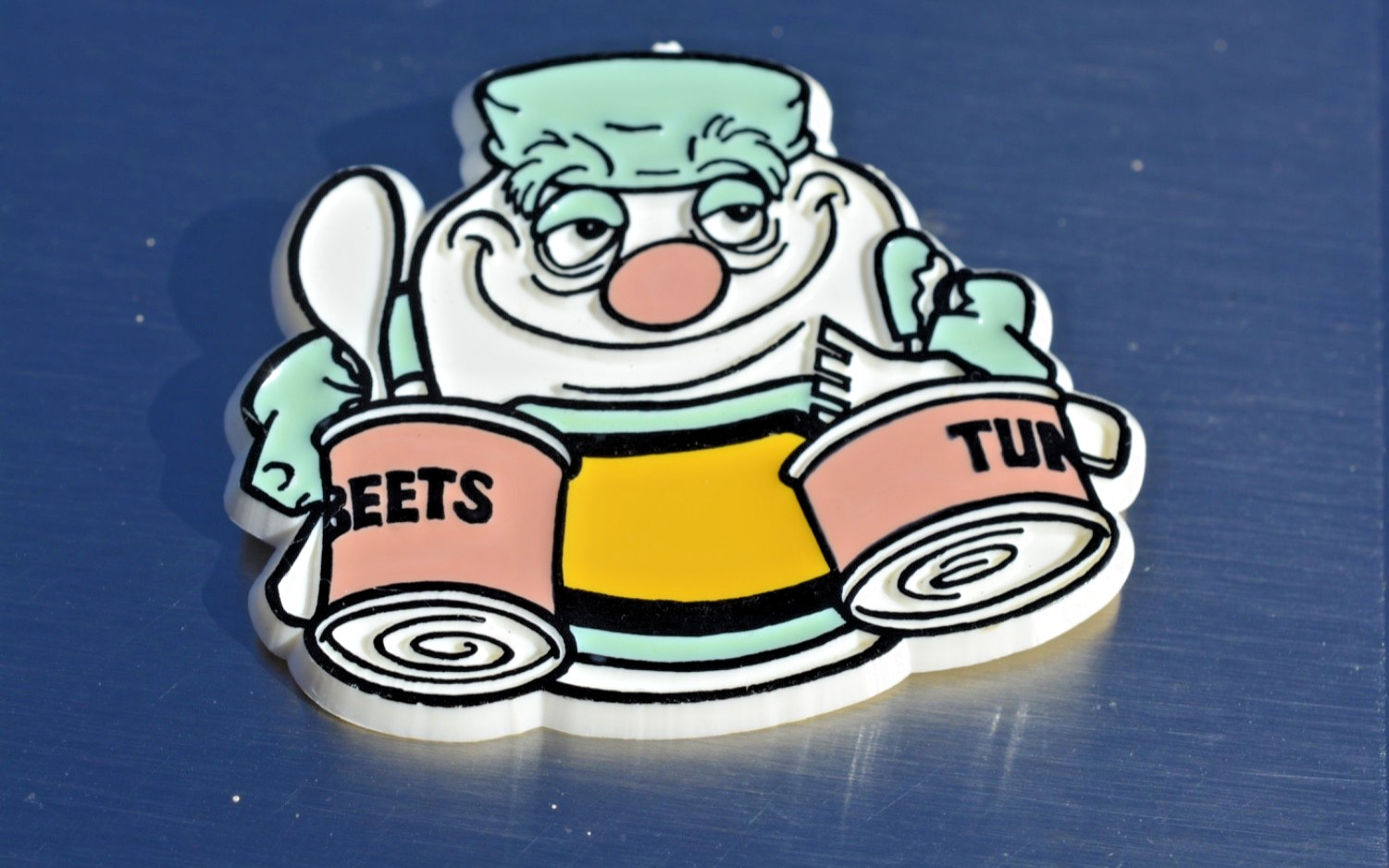 RARE Disney EPCOT 1982 The Land KITCHEN KABARET MISTER MAYO brooch pin Largo $14