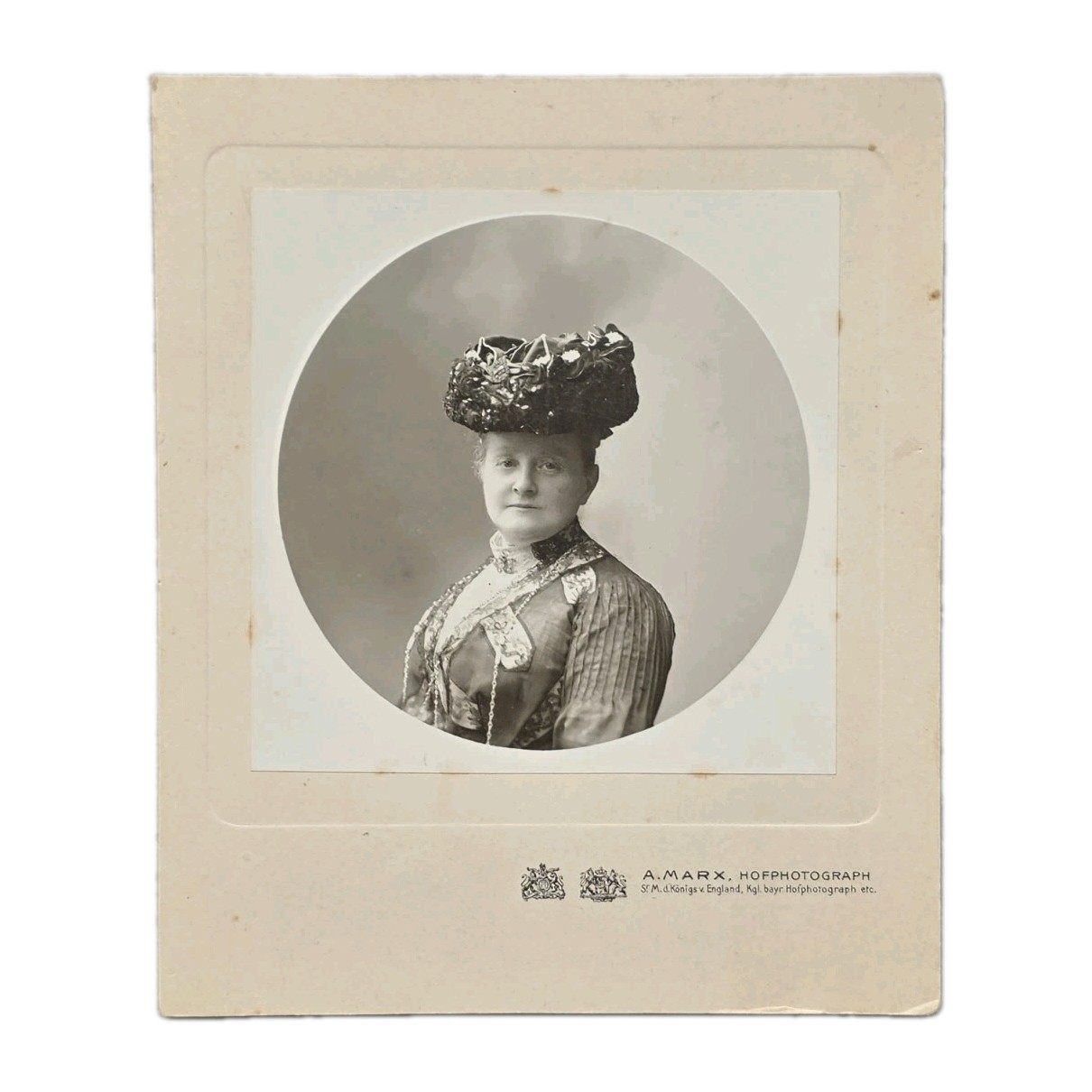 1903 German Princess Anne of Lowenstein Photo Cabinet Card CDV Royalty Germany