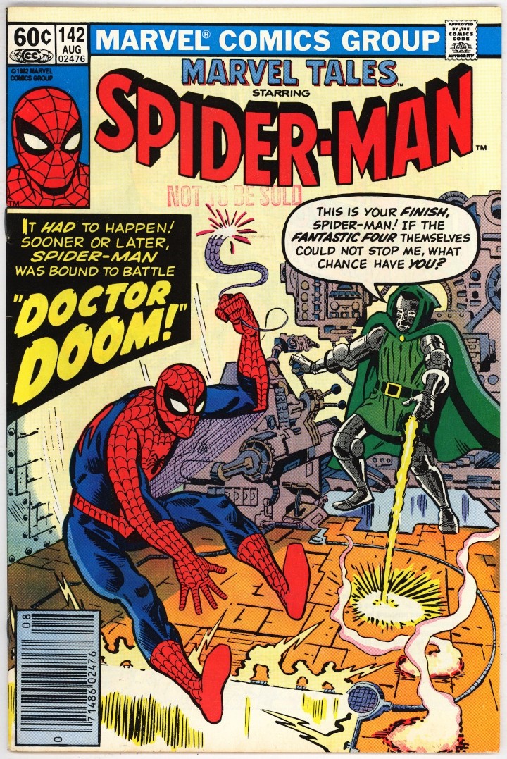 Marvel Tales 142 VF+ 8.5 Spider-Man Doctor Doom Ditko Complimentary Copy BIN