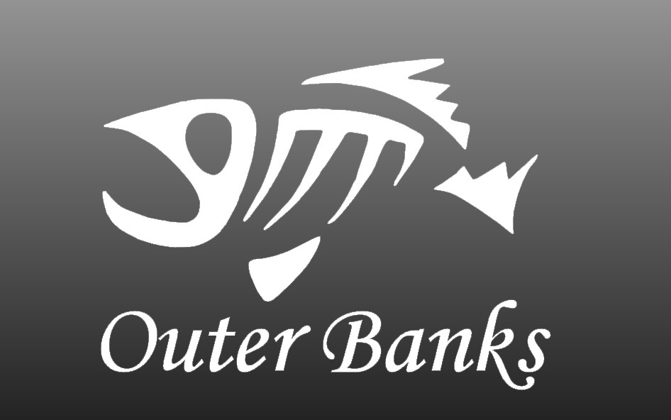 Outer Banks Fishing Window Sticker Decal - OBX