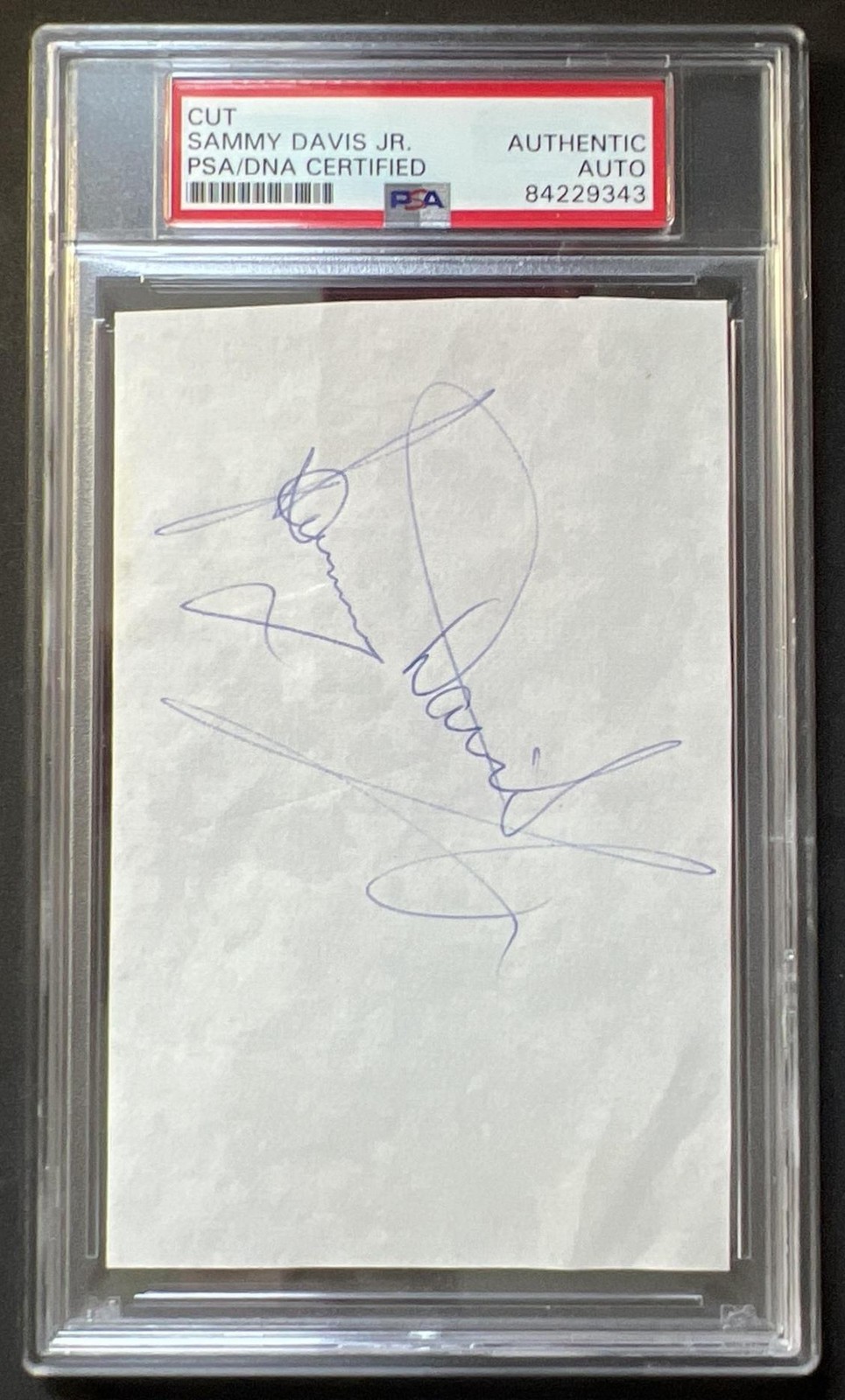 Sammy Davis Jr PSA/DNA Certified Auto Signed