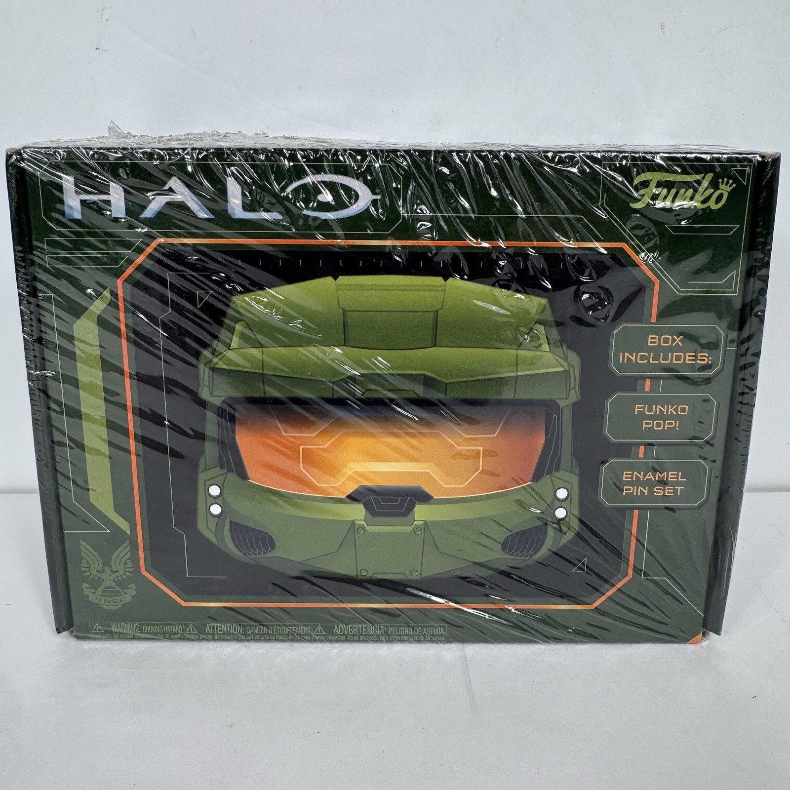 HALO Master Chief Funko Pop & Enamel Pin Set Special Edition Box New Sealed