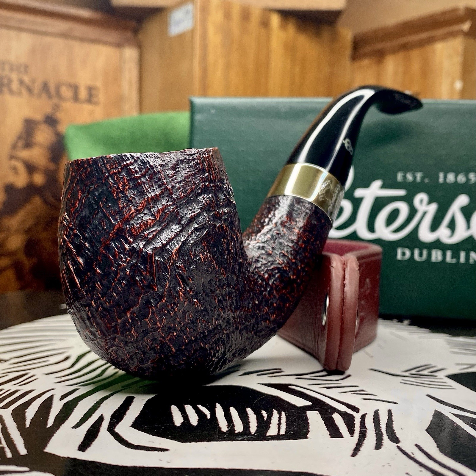 Peterson Sherlock Holmes Sandblasted Professor P-Lip 🇮🇪 NEW