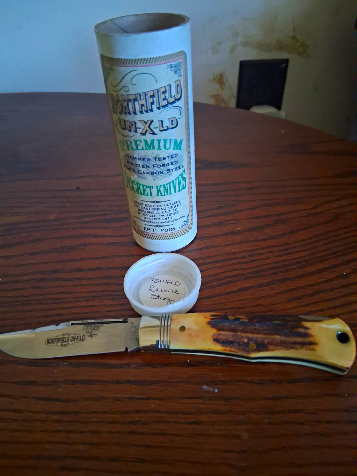 Great Eastern Cutlery Northfield UN-X-LD Stag 1-Blade Slipjoint 2016