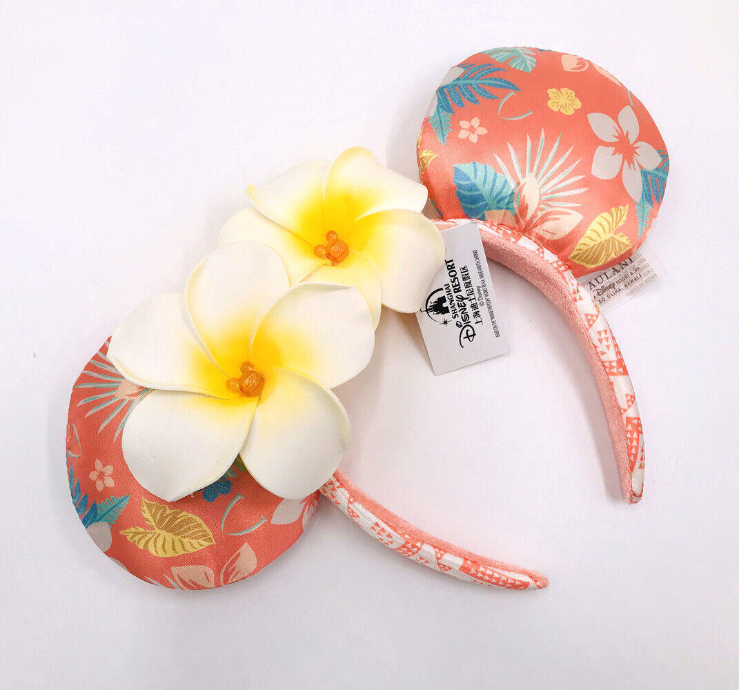 Minnie Ears New Flower Aulani Hawaii Disney Parks Exclusive Plumeria Headband