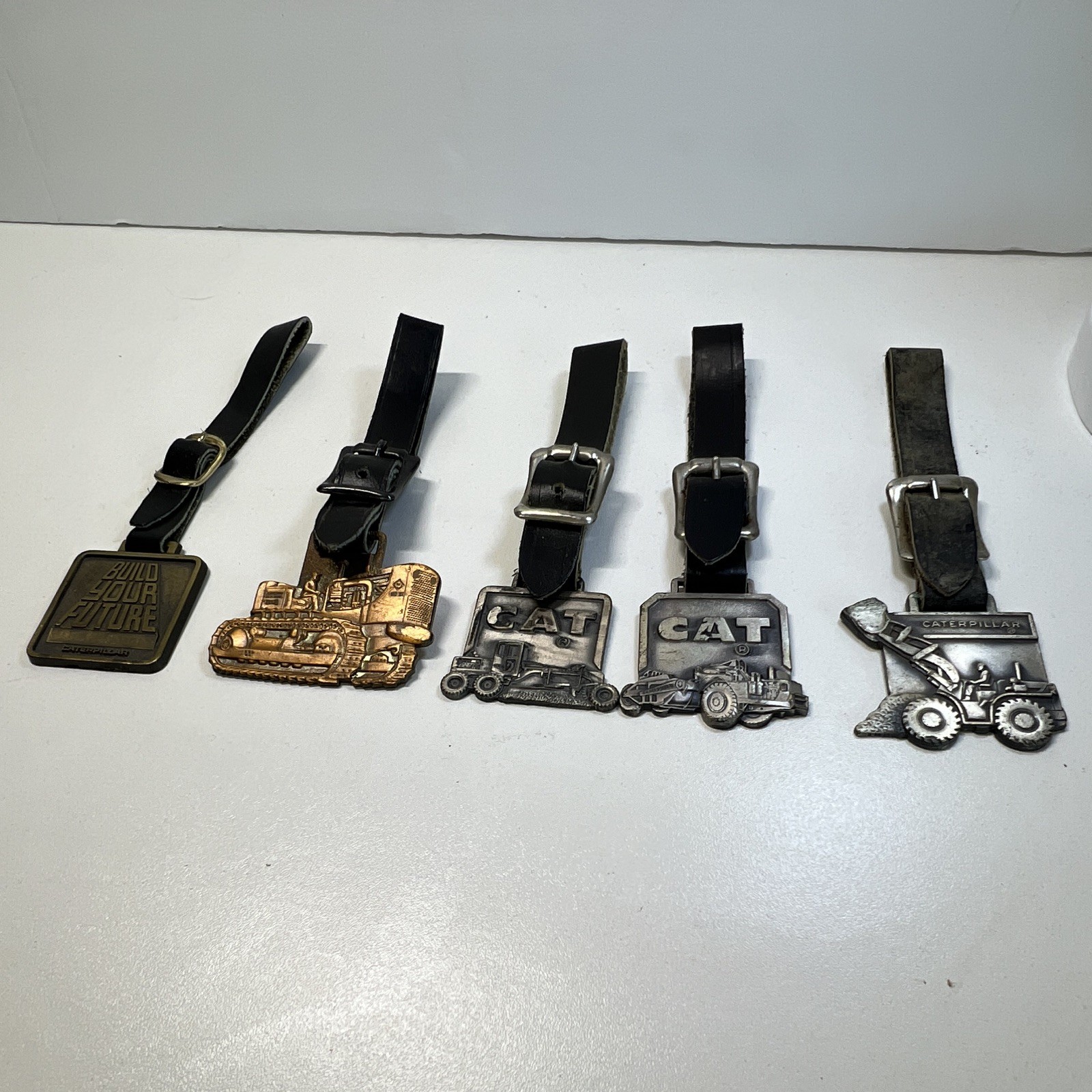 Caterpillar Ziegler & Borchert Ingersoll Keychains/Fobs Leather Straps 