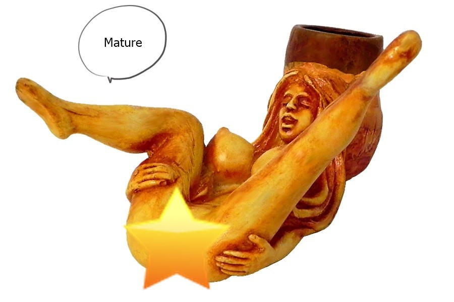 Open Legs Handmade Tobacco Smoking Hand Pipe / Pipe / Smoke / Handcraft / Gifts