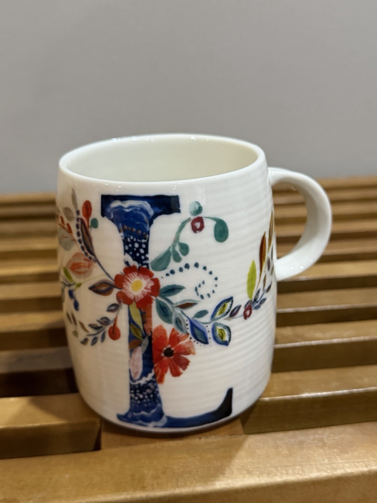 ANTHROPOLOGIE Starla Halfmann Petal Palette Monogram Initial \