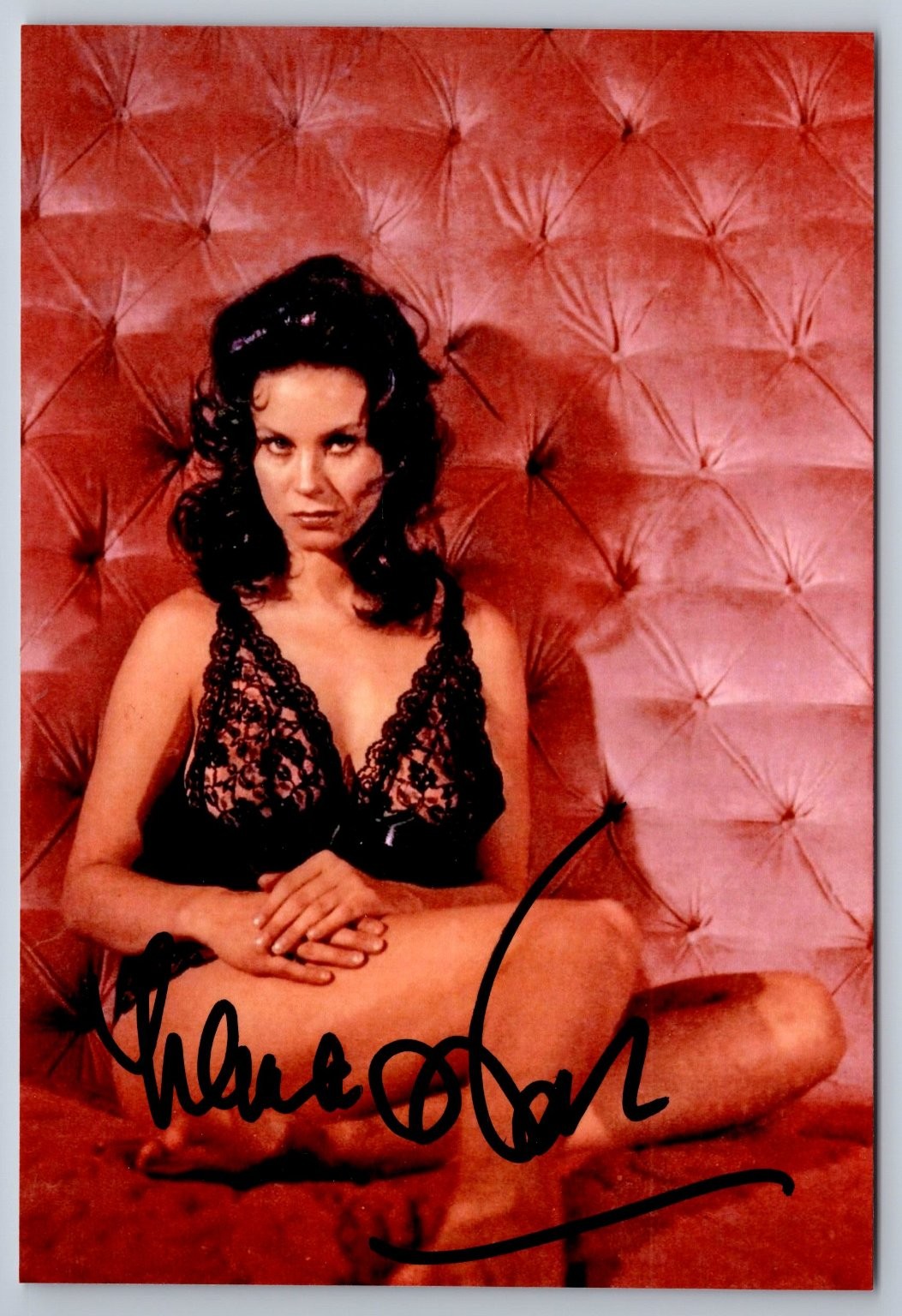 Lana Wood Autographed Photo Celebrity Actress Glamour Print