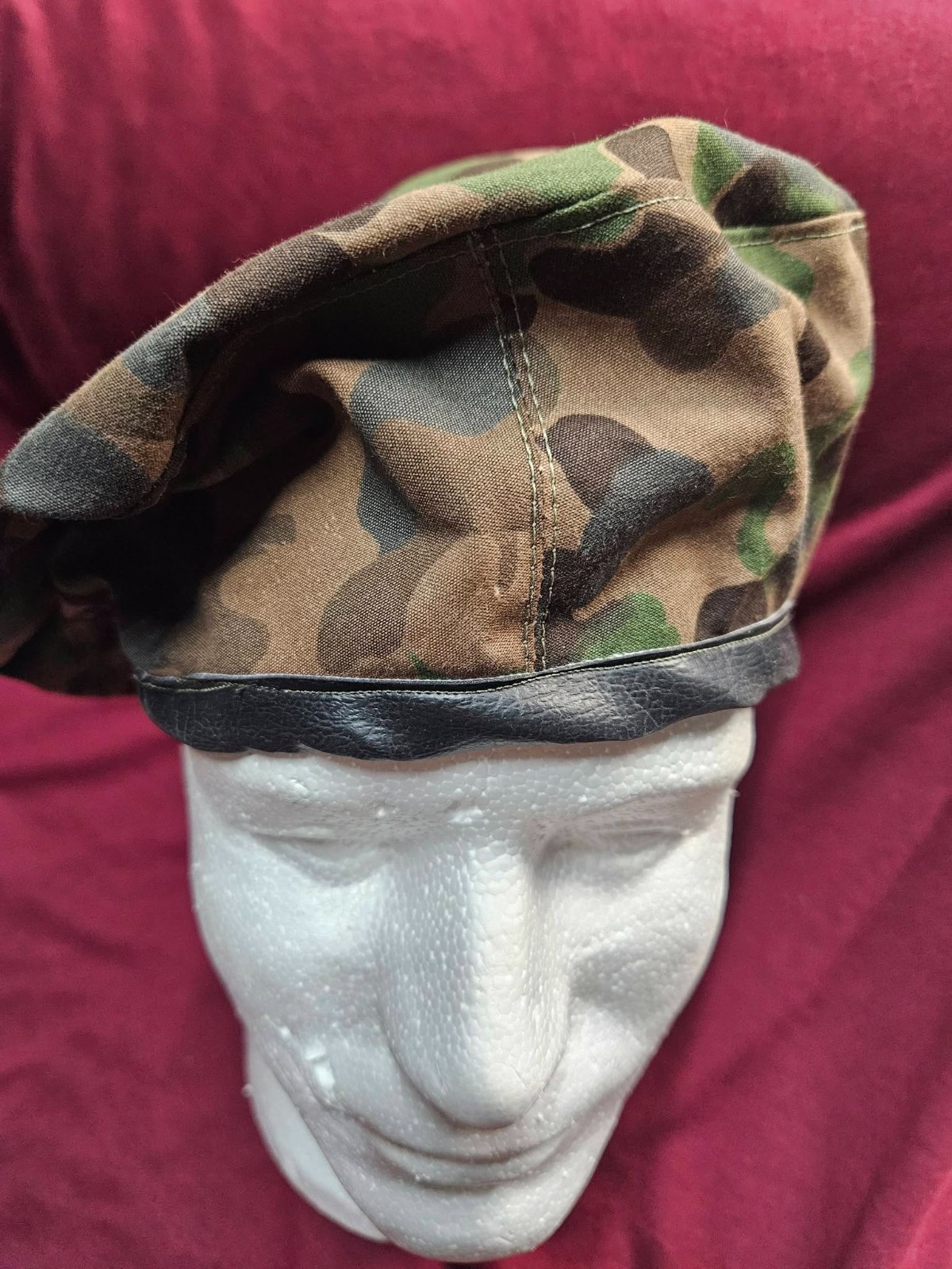 Austrian camo beret size 7 3/8