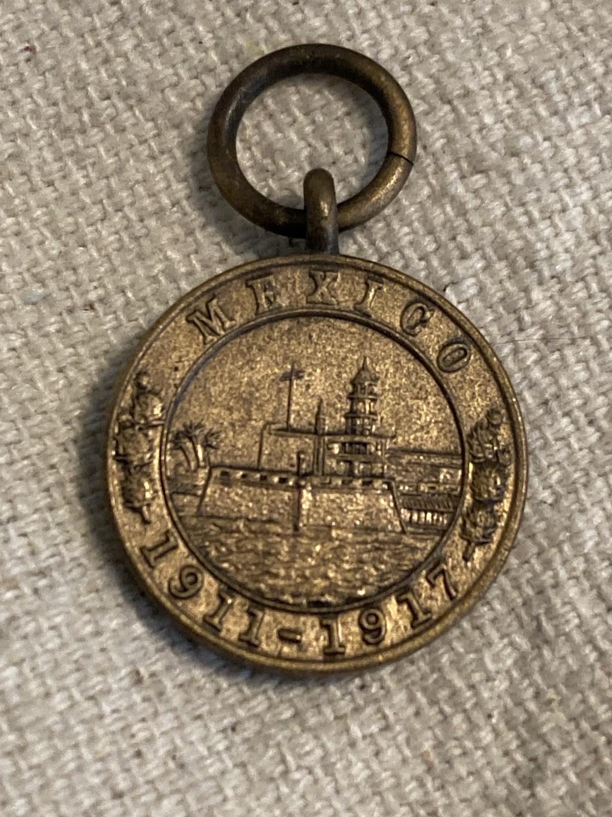 Pre WWI US Army 1914 Mexican Campaign Medal Mini