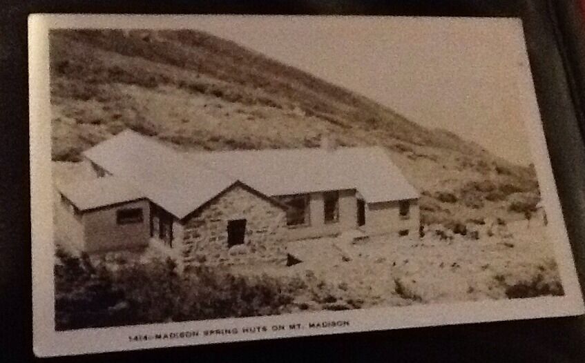 Vintage Postcard Mt. Madison NH Madison Spring Huts 1915-1930 white border