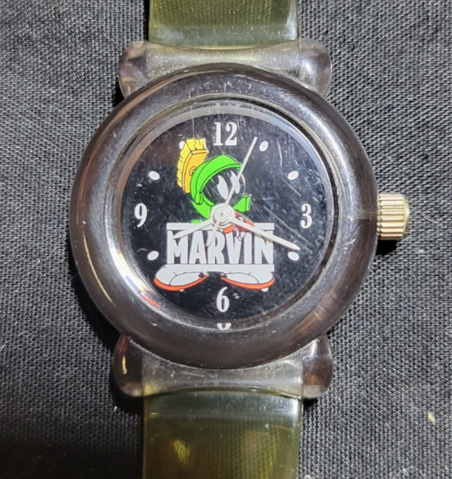 Vintage 1998 Marvin the Martian Wristwatch- Working