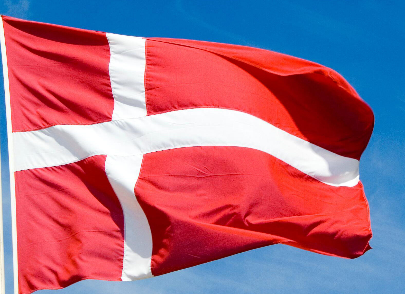NEW 3x5 ft DENMARK DANISH FLAG double sided better quality usa seller