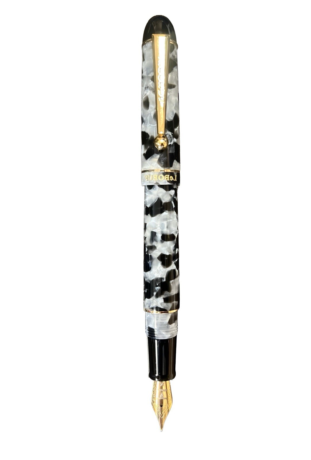 New  LeBOEUF SMALL BATCH  Black Pearl Limited Edition Fountain Pen F or M Nib