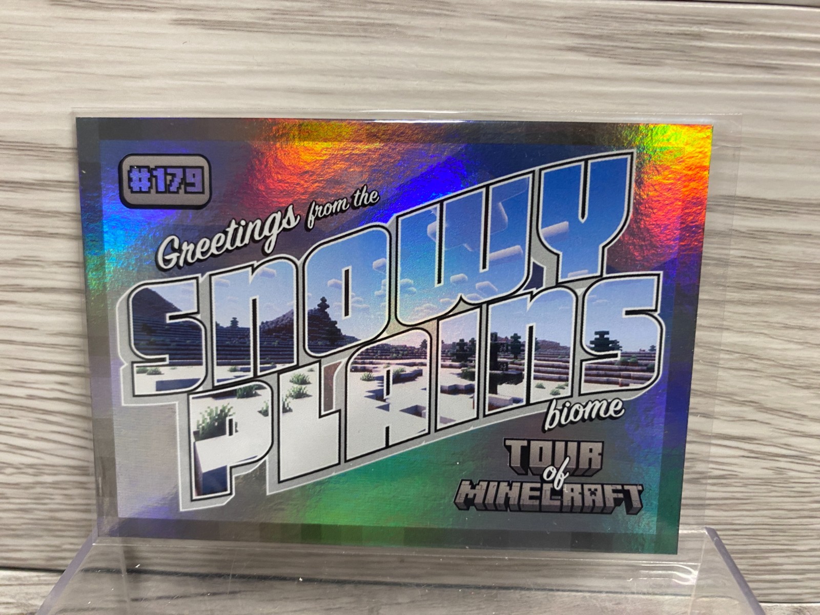 2024 Panini Minecraft #179 Tour Of Minecraft Snowy Plains /475