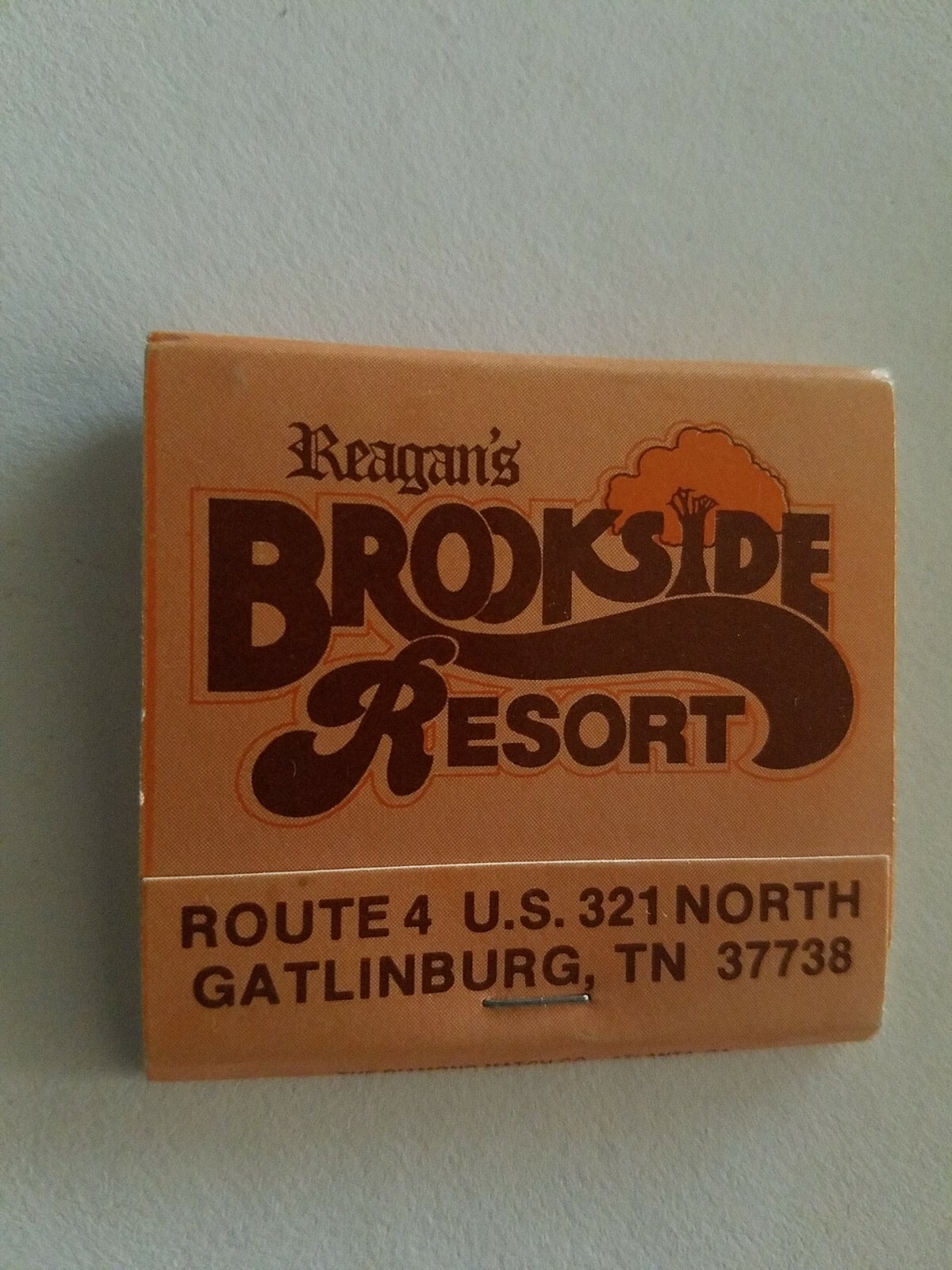 Matchbook Reagan\'s Brookside Resort Gatlinburg TN    FULL  K5