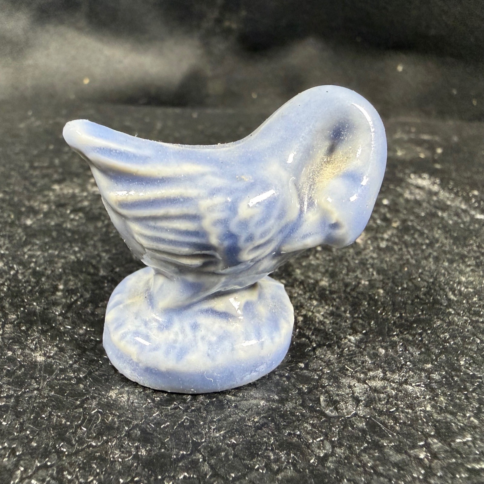 Wade Whimsies Blue Bird Figurine Porcelain Vintage England Miniature