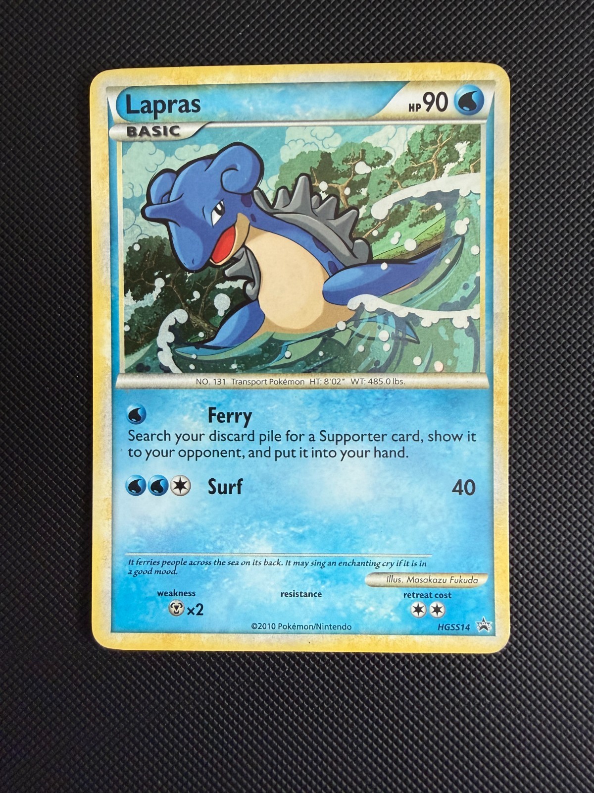 LAPRAS Pokemon HeartGold & SoulSilver Holofoil Promo Card HGSS14