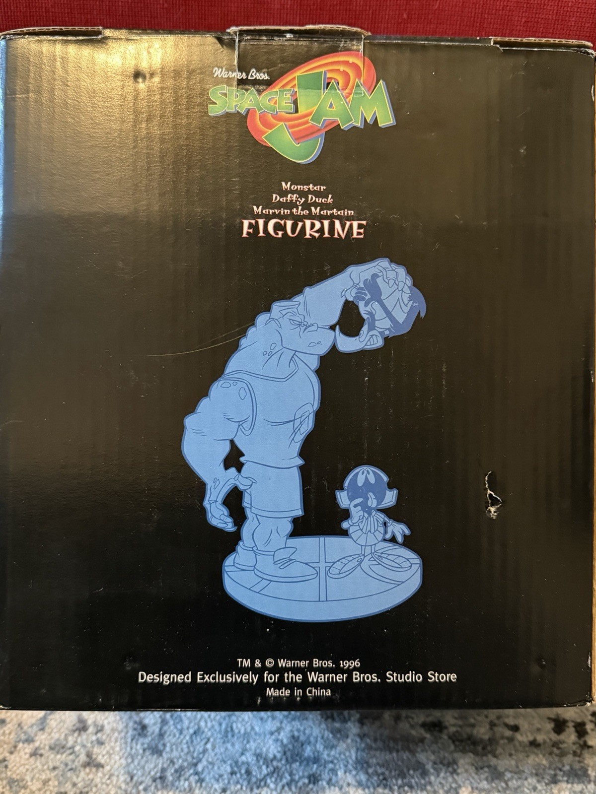 RARE 1996 Warner Bros Studio Store Space Jam Statue Monstar Bang Daffy NIB NRFB