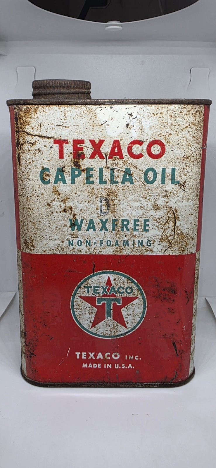 Original Texaco Capella Motor Oil 1-Quart