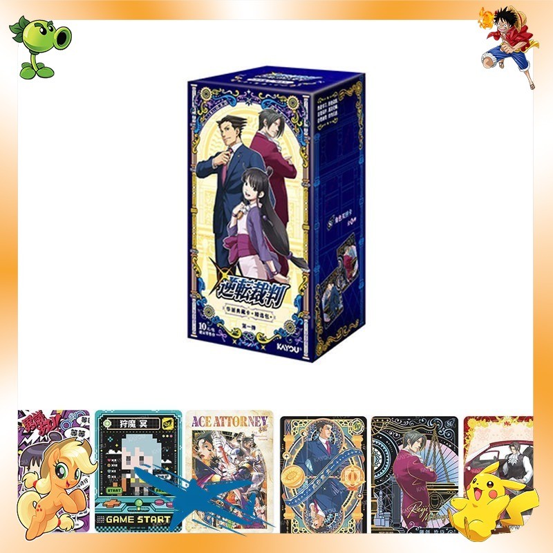 Kayou Gyakuten Saiban Game Ace Attorney Collection Trading Card Anime Box Sealed