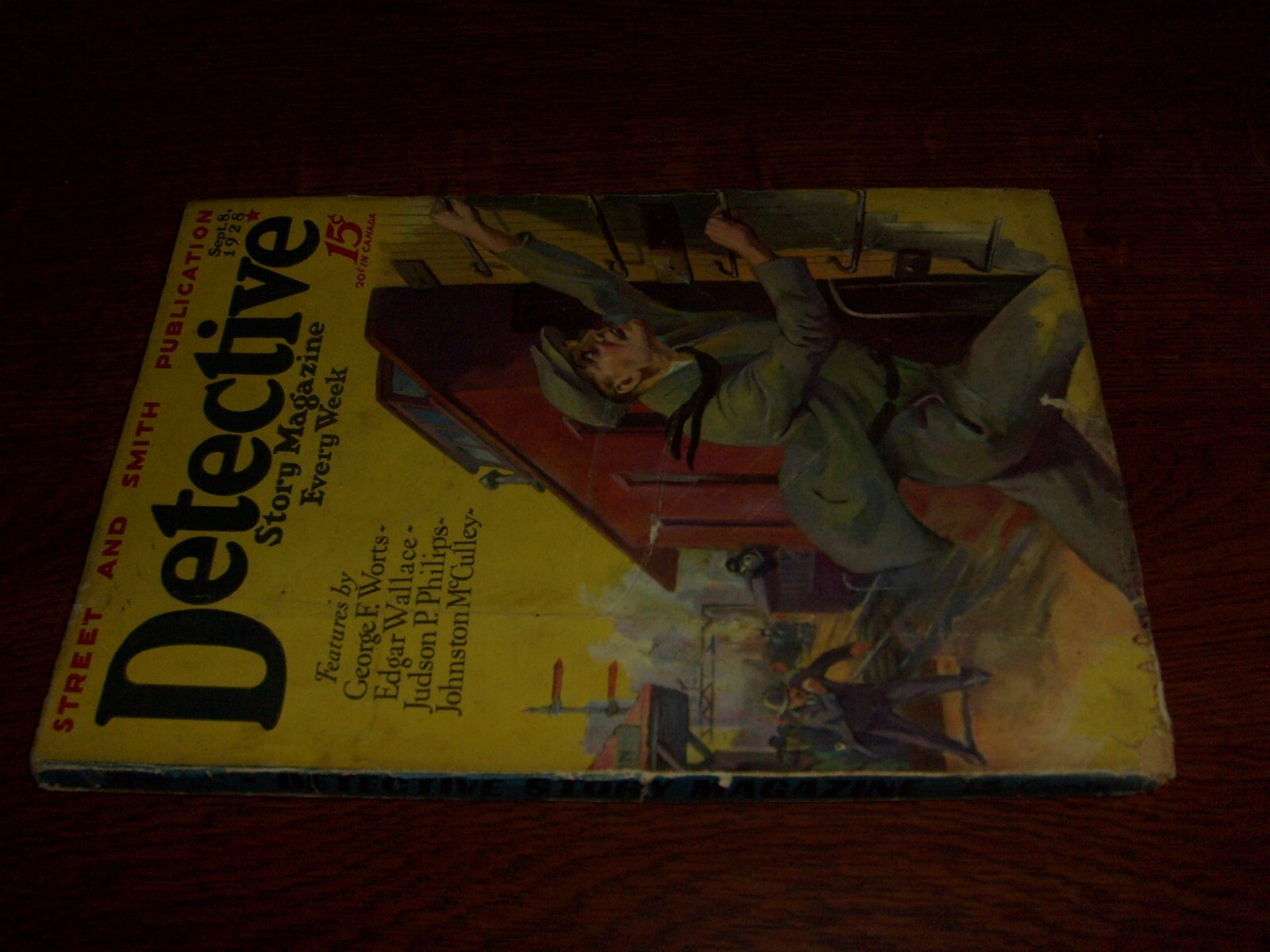 DETECTIVE STORY MAGAZINE PULP, SEPTEMBER 8 1928, VG- DETECTIVE STORY MAGAZINE PULP, SEPTEMBER 8 1928, VG-