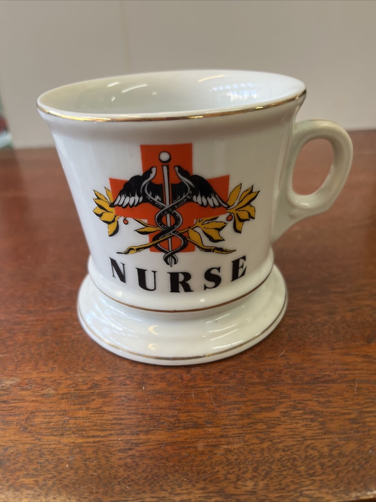 vintage antique occupational shaving mug Nurse