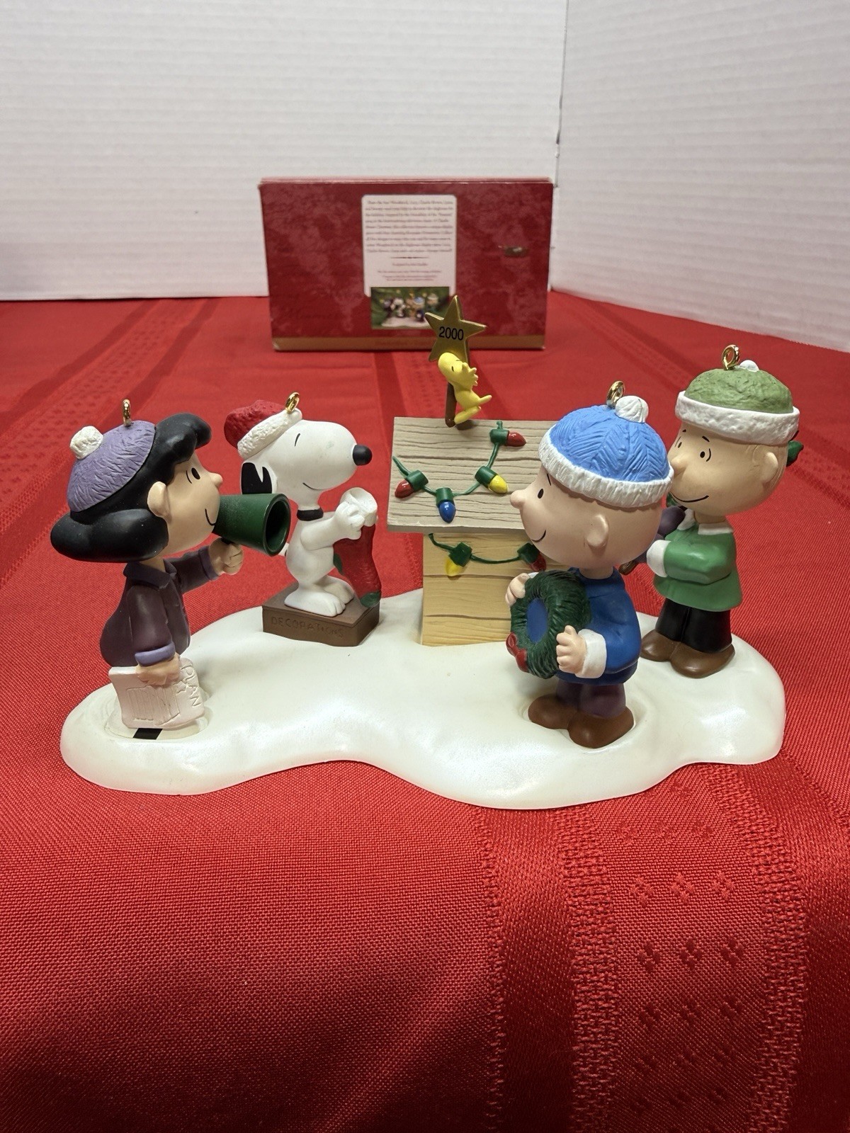 Vintage 2000 Hallmark “A Snoopy Christmas” Collection In Original Boxes 5 PIECES