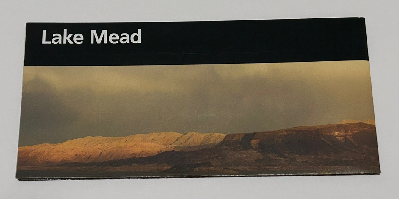2026 Lake Mead National Recreation Area Park NEWEST Unigrid Brochure AZ NV