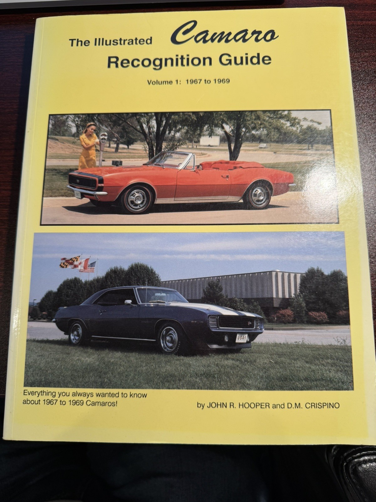 Vintage 1992 Illustrated Camaro Recognition Guide Vol 1 1967–1969 Book Chevrolet