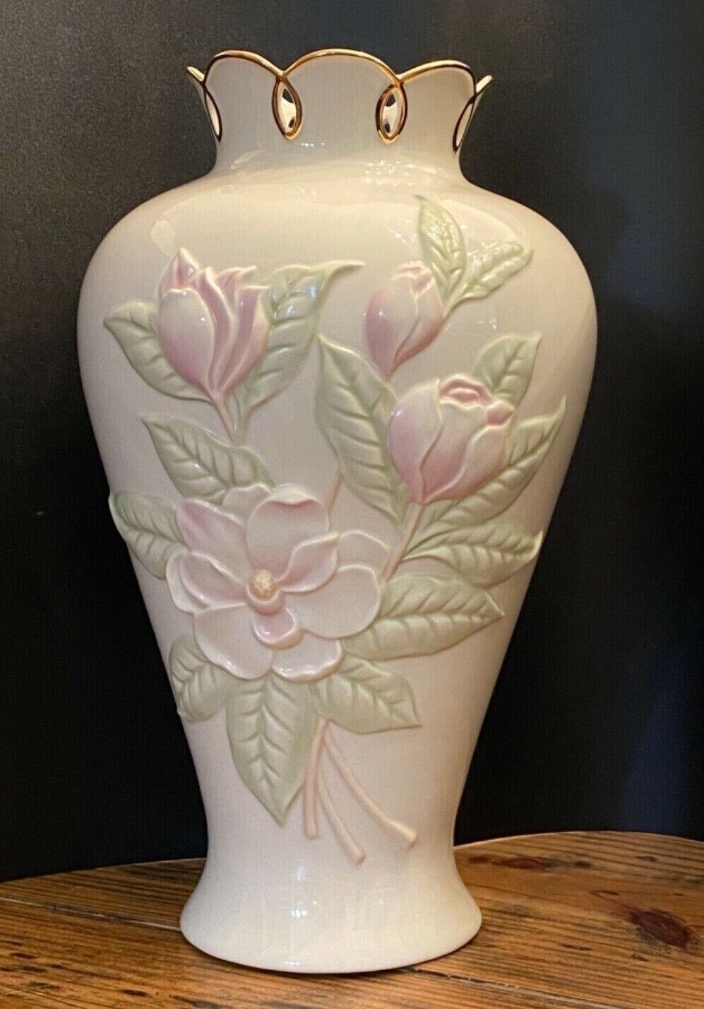 Lenox Magnolia\'s of Spring Limited Edition # 50 Out Of 250 Pieces Made 16\
