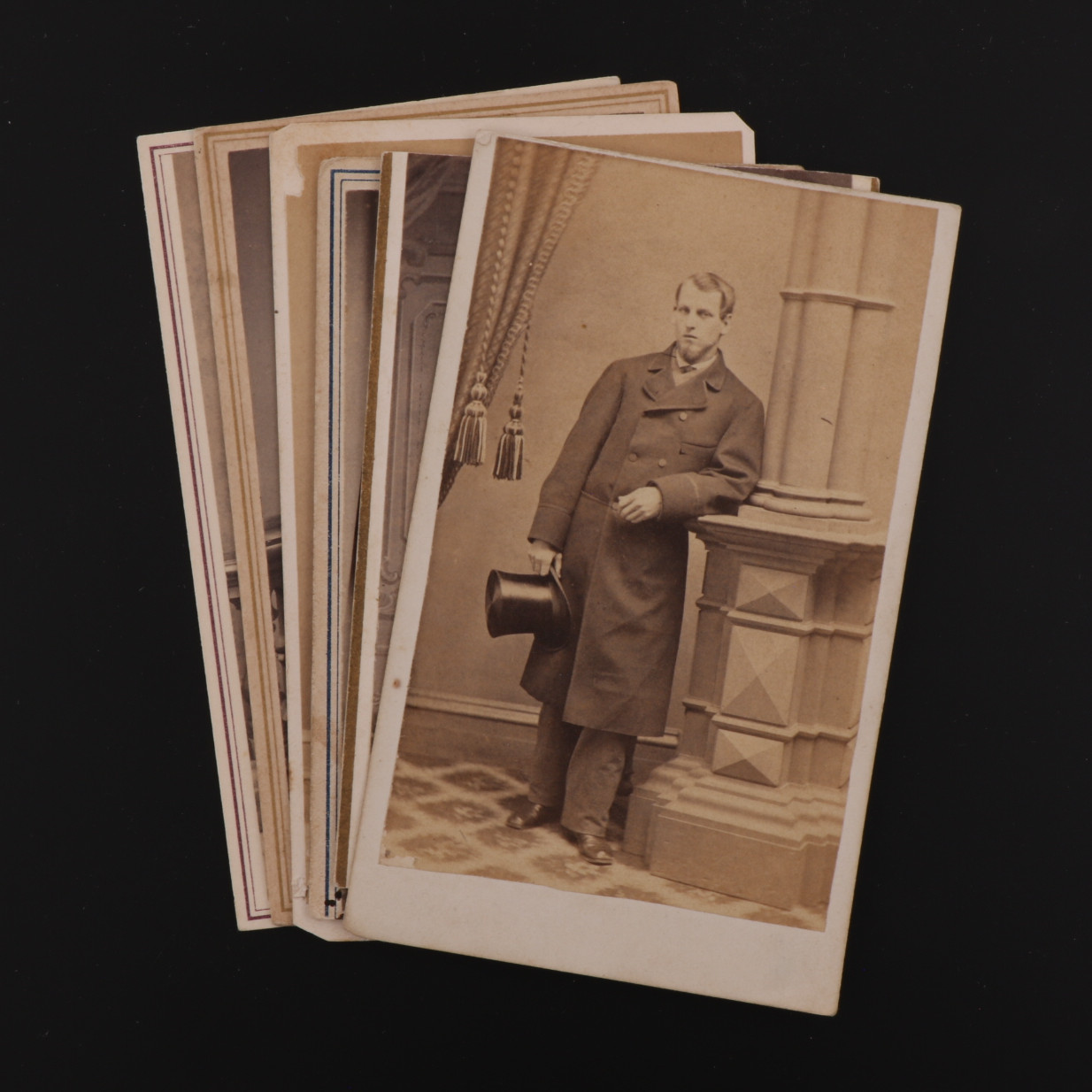 CDV Unknown Victorian Handsome Men 6 Piece Lot New York NY #677 CDV Unknown Victorian Handsome Men 6 Piece Lot New York NY #677